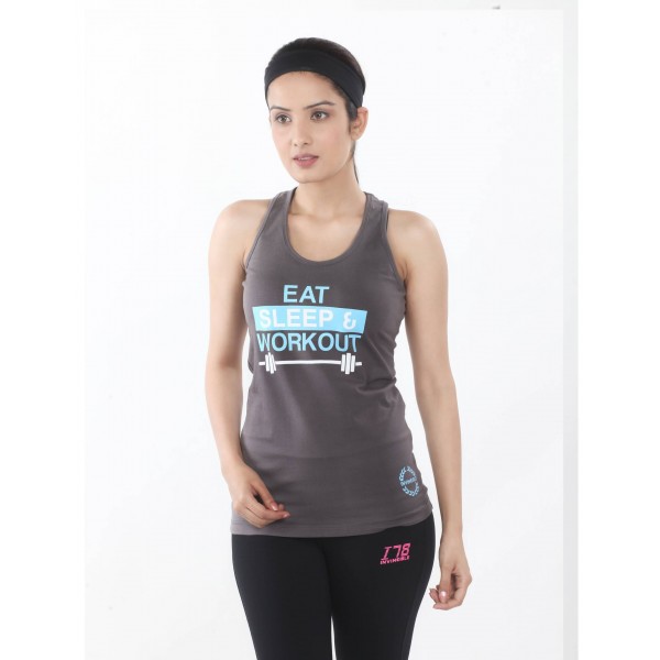 Invincible Women Eat/Sleep Workout Tank Top